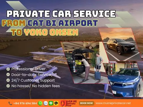 Private Car Cat Bi International Airport to Yoko Onsen Quang Hanh
